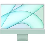 Sistem All in One iMac 2021 24 inch Retina 4.5K Apple M1 8 core CPU 8GB RAM 256GB SSD 8 core GPU INT keyboard Green, Apple