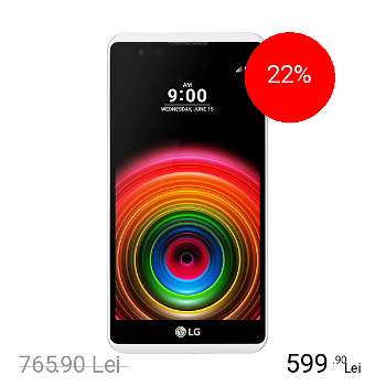 LG X Power Dual Sim 16GB LTE 4G Alb, LG