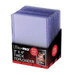 UP - Toploader - 3 x 4 inch 55PT Thick Toploader (25 pieces), Ultra PRO
