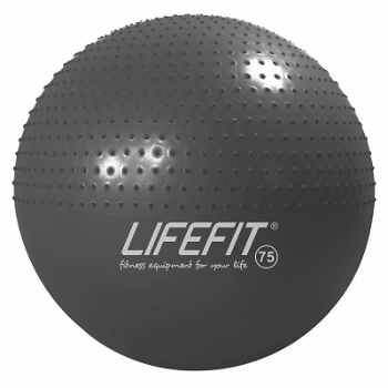 Minge fitness/yoga/pilates LifeFit, 75 cm, negru, Lifefit