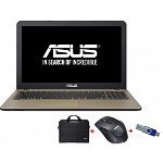 Laptop ASUS X540SA Intel Celeron N3060 4GB 500GB + Geanta + Mouse + Win10, ASUS