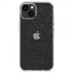 Husa Spate Spigen Liquid Crystal Glitter Compatibila Cu iPhone 13, Silicon Transparent Glitter