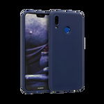 Husa Soft Silicon Upzz Alcantara Huawei P20 Lite Dark Blue