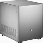 Carcasa PC Jonsbo V4 Silver , Mini ITX, Micro ATX , 4 Sloturi, Jonsbo