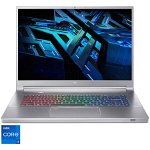Laptop Gaming Acer Predator Triton 300 SE PT316-51s cu procesor Intel® Core™ i7-12700H pana la 4.70GHz, 16", WQXGA, 16GB DDR5, 1TB SSD, GeForce RTX 3060 6GB GDDR6, No OS, Sparkly Silver
