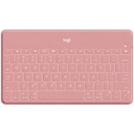 Tastatura, Bluetooth, fara fir, Logitech, Keys To Go, roz