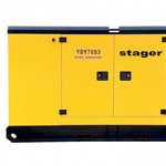 Generator insonorizat 70kVA, 89A, 1500rpm, trifazat, diesel Stager YDY70S3