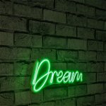 Decoratiune luminoasa LED, Dream, Benzi flexibile de neon, DC 12 V, Verde, Neon Graph