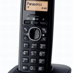 Telefon DECT PANASONIC KX-TG1611FXH, negru, fara fir, PANASONIC