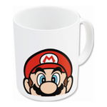 Cană tip Halbă Super Mario Alb Ceramică Roșu (350 ml), Super Mario