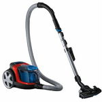 Aspirator fara sac Philips PowerPro Compact FC9330/09, 900W, PowerCyclone 5, Perii TriActive, Rosu