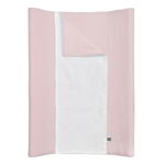 Saltea impermeabilă din in pentru schimbat BELLAMY Dusty Pink, 50 x 70 cm, roz