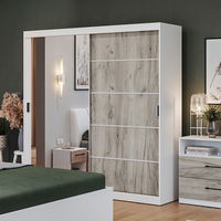 Dulap Forest 184 usi oglinda/stejar k02, Mobila Laguna Dulap Forest 184 usi oglinda/stejar k02, Mobila Laguna