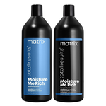 Matrix Moisture Me Rich - Pachet de hidratare par uscat Sampon 1L + Balsam 1L