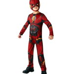 Costum Flash Copil Justice League - 7 - 8 ani / 134 cm Rubies