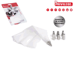 Set pos patiserie cu 7 duiuri de ornare inox-Privilege,