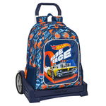 Ghiozdan cu Roți Hot Wheels Speed club Portocaliu (32 x 42 x 14 cm), Hot Wheels