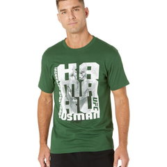Imbracaminte Barbati UFC Kamaru Usman Burst Tee Sport Dark Green, UFC