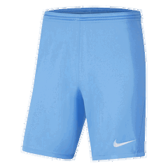 Nike, Pantaloni scurti cu tehnologie Dri-FIT pentru fotbal Park III, Albastru azur, XL