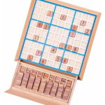 Joc din lemn - Sudoku, BIGJIGS Toys, 4-5 ani +, BIGJIGS Toys