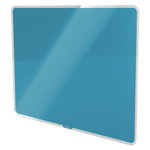Tabla LEITZ Cosy, sticla, magnetica, 80x60 cm, marker inclus, albastru celest
