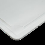 Tocator alb din plastic, 31.5x22 cm, 