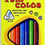 Creioane Koh I Noor Triocolor 18 culori (3133)