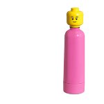 Sticla apa LEGO roz