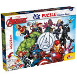 Puzzle de colorat - Avengers (60 de piese), LISCIANI