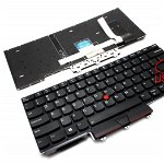 Tastatura Lenovo ThinkPad E14 GEN 1 2020 iluminata layout US fara rama enter mic, IBM Lenovo