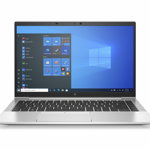 Laptop HP EliteBook 840 G8 cu procesor Intel Core i5-1135G7 Quad Core (2.4GHz, up to 4.2GHz, 8MB), 14.0 inch FHD, Intel Iris X Graphics, 16GB DDR4, SSD, 512GB PCIe NVMe, Windows 11 Pro 64bit, Silver, HP
