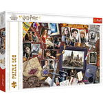 Puzzle Harry Potter memoriile de la Hogwarts 500 de piese, Trefl