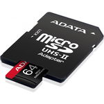 MICROSDXC 64GB AUSDX64GUI3V30SHA2-RA1, Adata