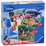 Ravensburger - Puzzle Clubul Mickey Mouse, 3 buc in cutie, 25/36/49 piese