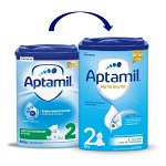 Lapte praf Aptamil 2,  6-12 luni, 800g