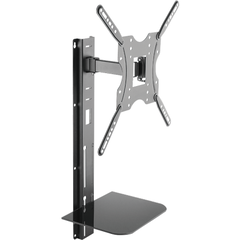 Suport TV fix Logilink BP0048, VESA 400x400, 32-55 inch, negru, cu raft suplimentar