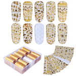 Folie de transfer Lila Rossa, set 10, Gold Christmas Collection