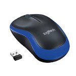 Mouse Logitech M185 Wireless, 1000 DPI, albastru, Logitech