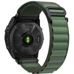 Curea Tech-Protect Nylon Pro pentru Garmin Fenix 5/6/6 Pro/7 Verde Militar, Tech-Protect