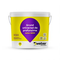 Grund universal de profunzime, interior/exterior, Weber GR100, alb, 5 kg, Weber