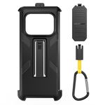 Carcasa de protectie multifunctionala pentru Ulefone Armor 25T cu carabina si clema prindere, Ulefone