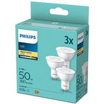 Pachet 3 becuri LED Philips, GU10, 4.7W, Philips