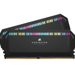 Memorie RAM CORSAIR DOMINATOR 64GB (2x32) DDR5 6000MHZ, CL30, 1.40V XMP 3.0 black, CORSAIR