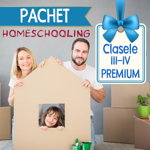 Pachet Homeschooling Clasele III-IV Premium, 
