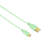 Cablu Date Incarcare Hama Flexibil USB C 0.75m Verde 4047443342935