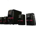 Sistem Audio 5.1, Bluetooth, Usb, Sd Card, Mp3-player, Putere 105w, Subwoofer 45w, Sateliti 5 X 12w, Display Digital, Telecomanda, Functie Line-in, Egalizator, Control Asupra Volumului/bass-ului/treble, Negru, KlaussTech