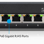 Switch cu 8 porturi PoE 10/100/1000 Gigabit, Ubiquiti ES-8-150W, Ubiquiti