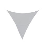 Parasolar triunghiular Sunshade, Bizzotto, 360 x 360 cm, poliester, gri, Bizzotto