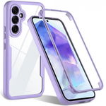 Husa pentru Samsung Galaxy A55 5G + Folie Techsuit ColorVerse 360 Series Purple