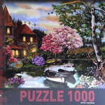 Star Puzzle Puzzle 1000 Frumoasă căsuță lângă lac, Star Puzzle